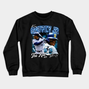 Ken Griffey Jr The Kid Basketball Legend Signature Vintage Retro 80s 90s Bootleg Rap Style Crewneck Sweatshirt